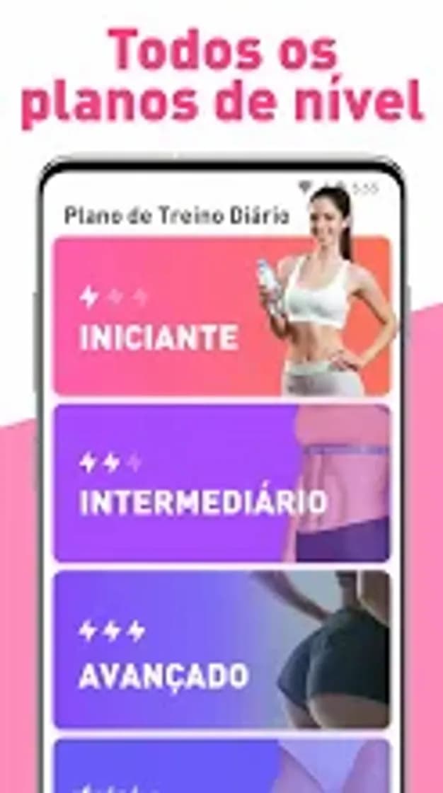 App Treino em casa para mulher