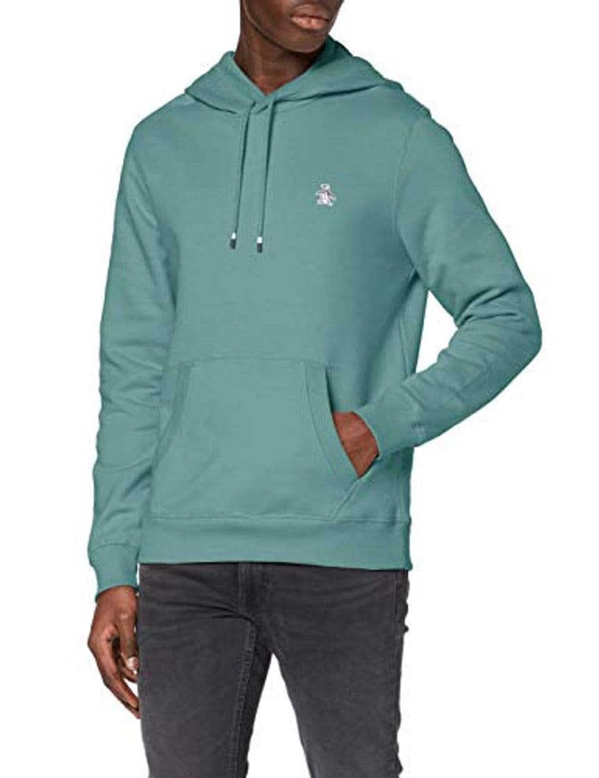 Moda Original Penguin Sticker Pete Hoddie Sudadera, Verde