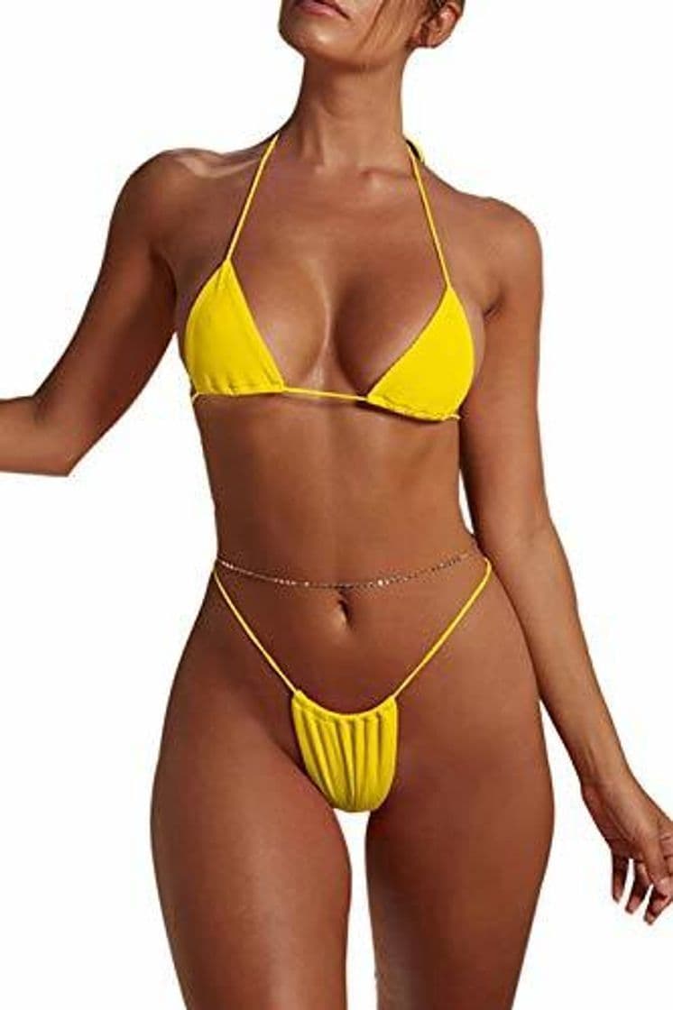 Product Conjunto De Bikini Sexy Micro Traje De Baño Bikini Triángulo Tanga 2