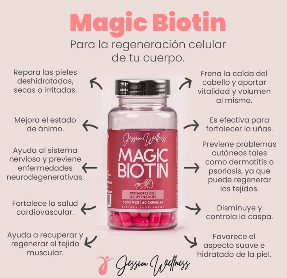 Moda La biotina a menudo es recomendada como suplemento para fren