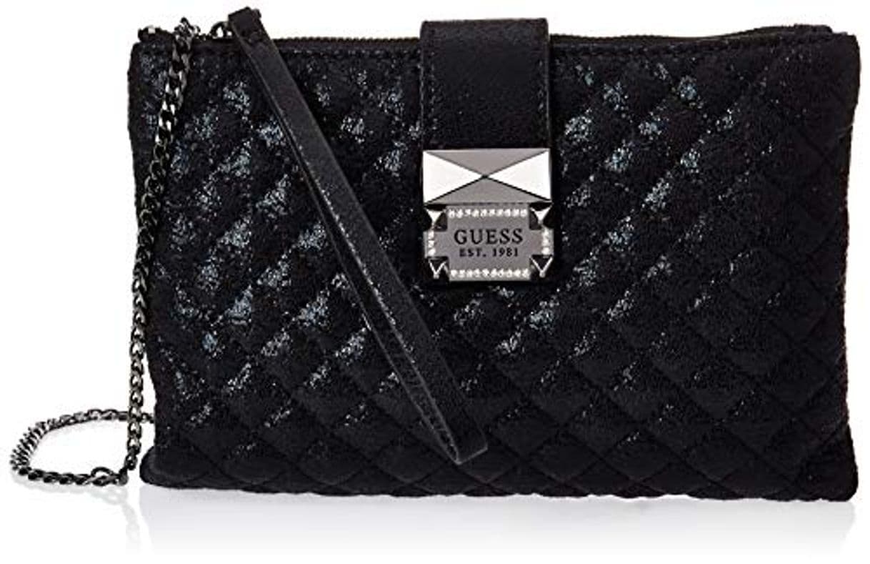 Fashion Guess GUESSDazzle Crossbody Top ZipMujerNegroTaglia Unica