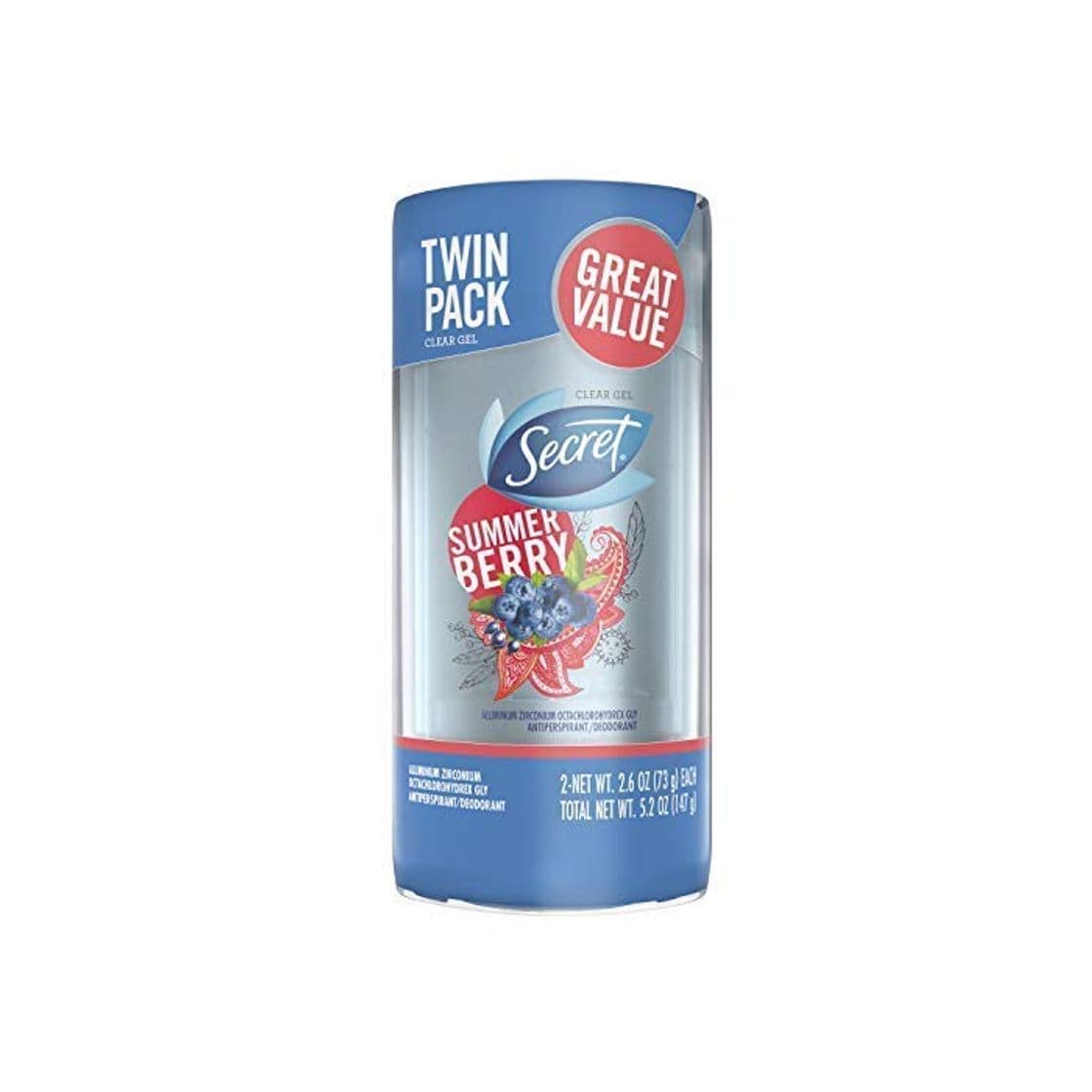 Beauty Secret Scent Expressions so Very Summer Berry Clear Gel Women's Twin Antiperspirant