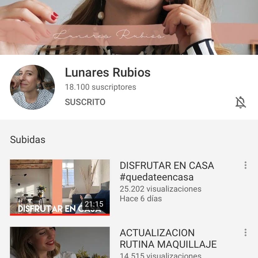 Fashion Canal de YouTube: Lunares Rubios 