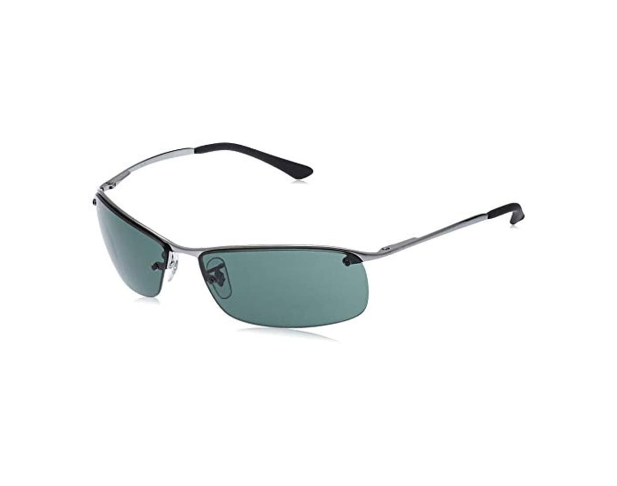 Fashion Rayban - Gafas de sol Rectangulares RB3183 Top Bar, Grey