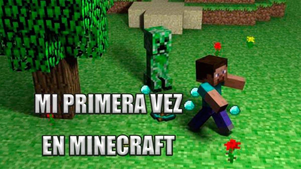 Videogames MI PRIMERA VEZ JUGANDO MINECRAFT 💻😂