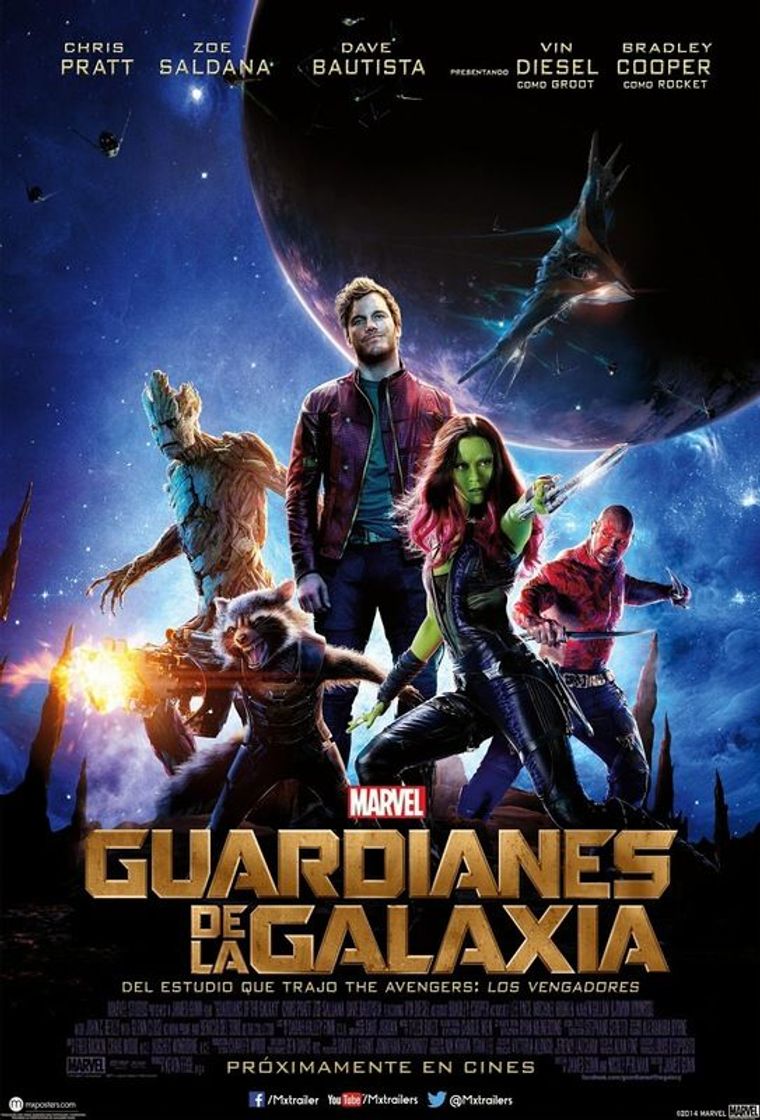 Película Guardianes de la Galaxia(2014)