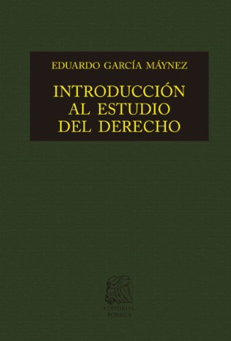 Book Introducción al estudio del derecho