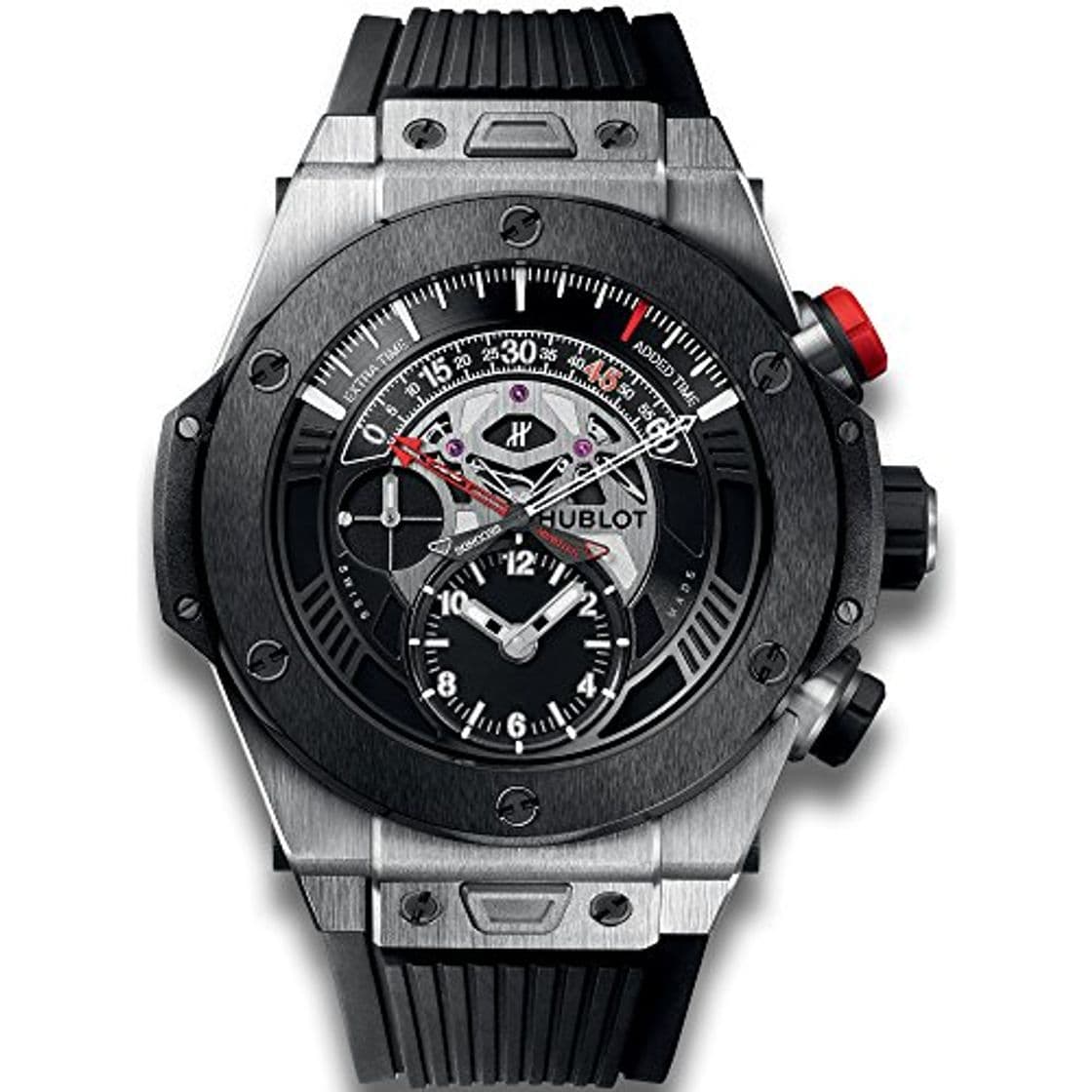 Producto Hublot Grande Bang Unico bi-Retrograde Mat Negro Dial Titanio Mens Reloj 413