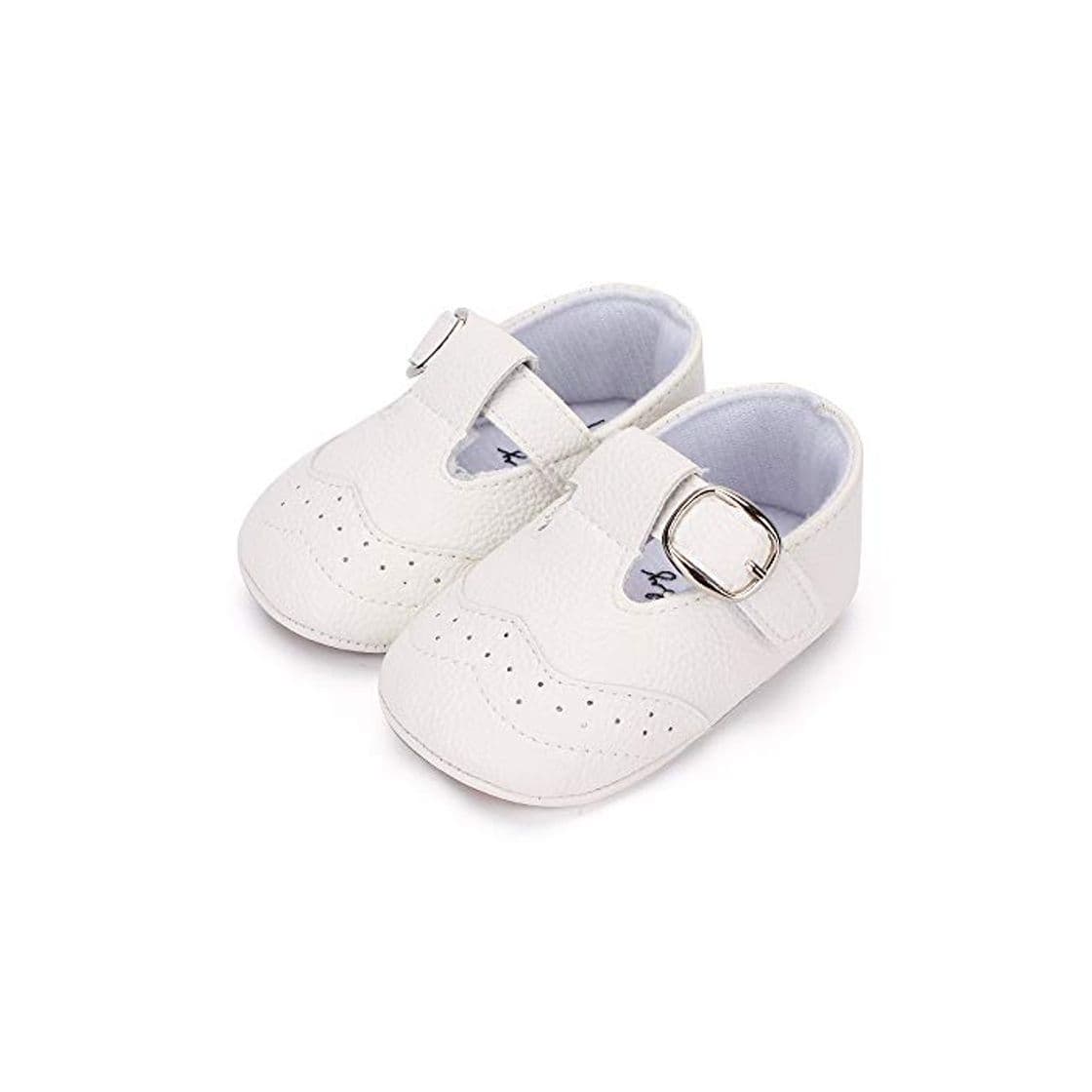 Moda LACOFIA Zapatillas Antideslizantes para bebé niño Zapato Primeros Pasos de Cuero Suave