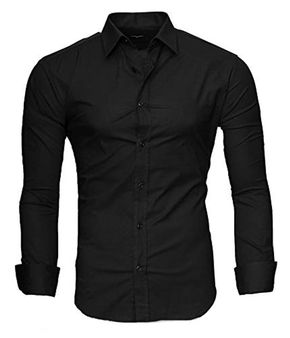 Producto Kayhan Uni Hombre Camisa Slim fit, Black