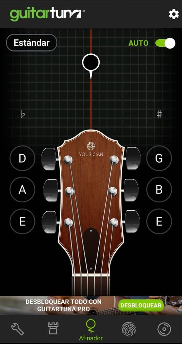 App GuitarTuna - Tuner for Guitar Ukulele Bass & more! - Google Play