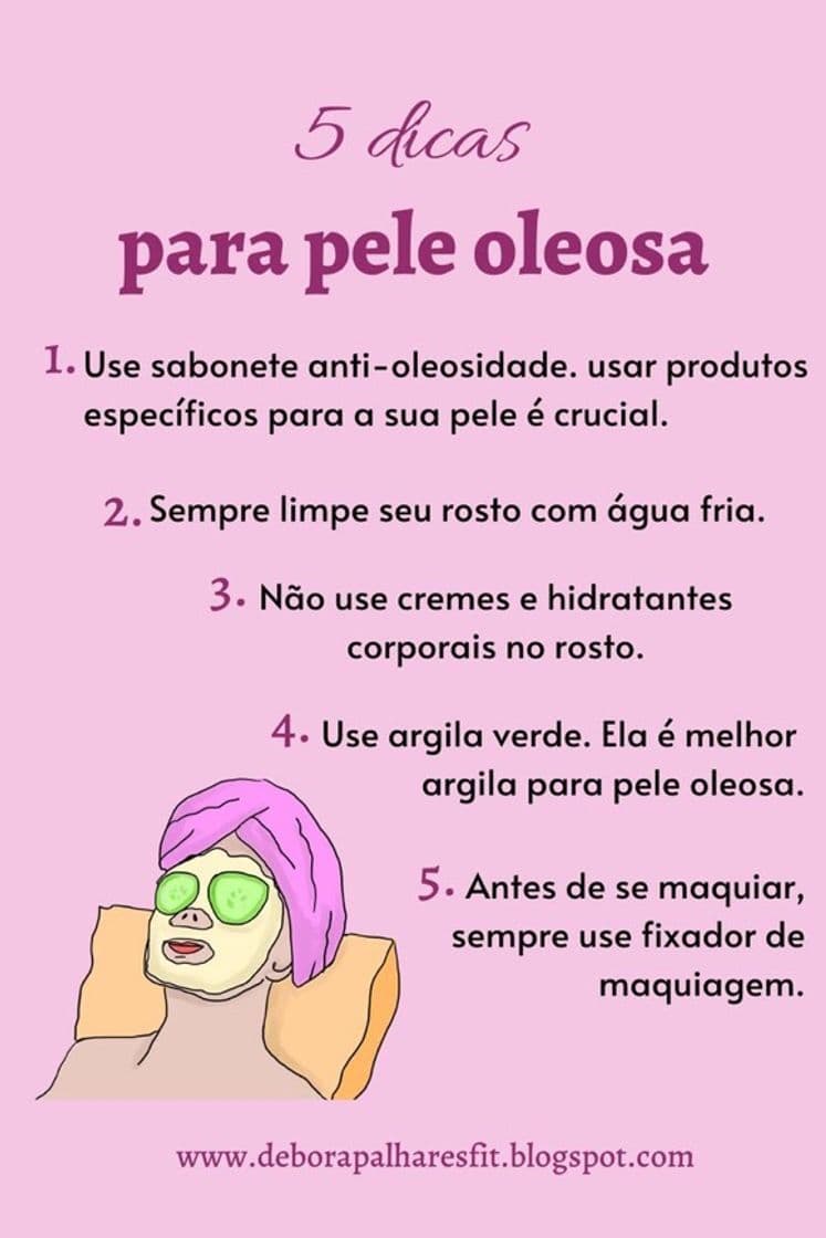 Moda Dicas para pele oleosa 