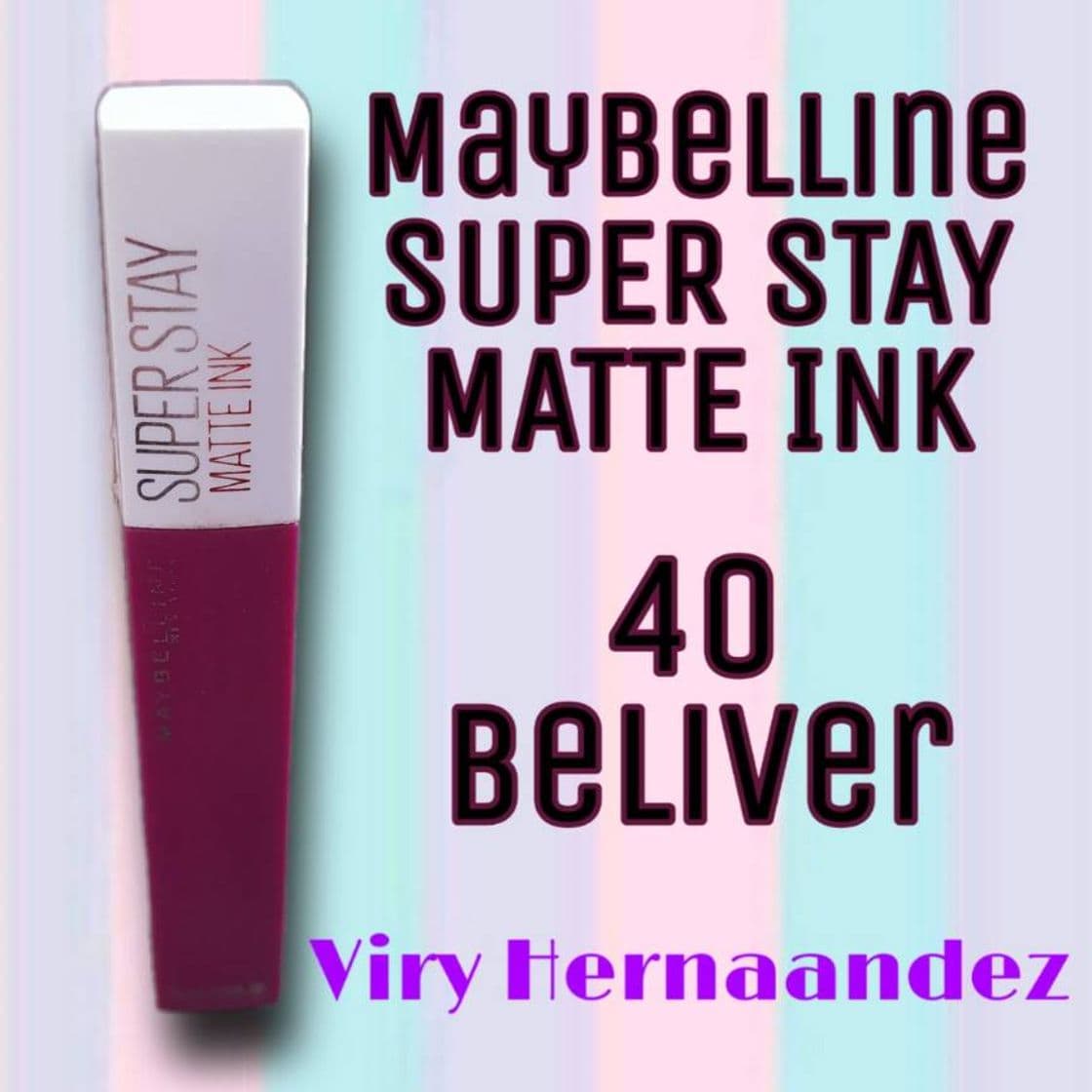 Belleza Maybelline Super Stay Barra de Labios Matte Ink 40 Believer