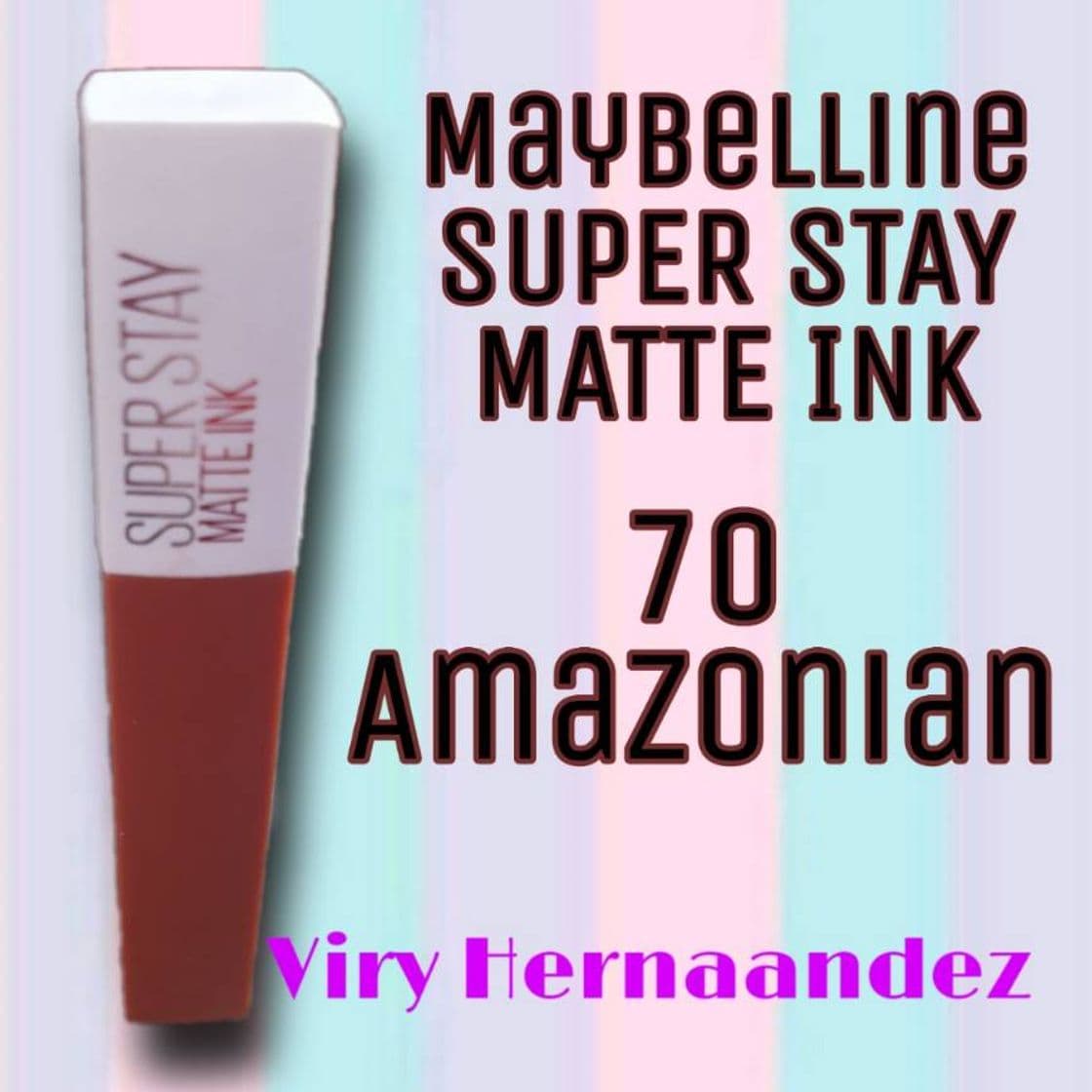 Belleza Maybelline Super Stay Barra de Labios Matte Ink Nude 70 Amazonian