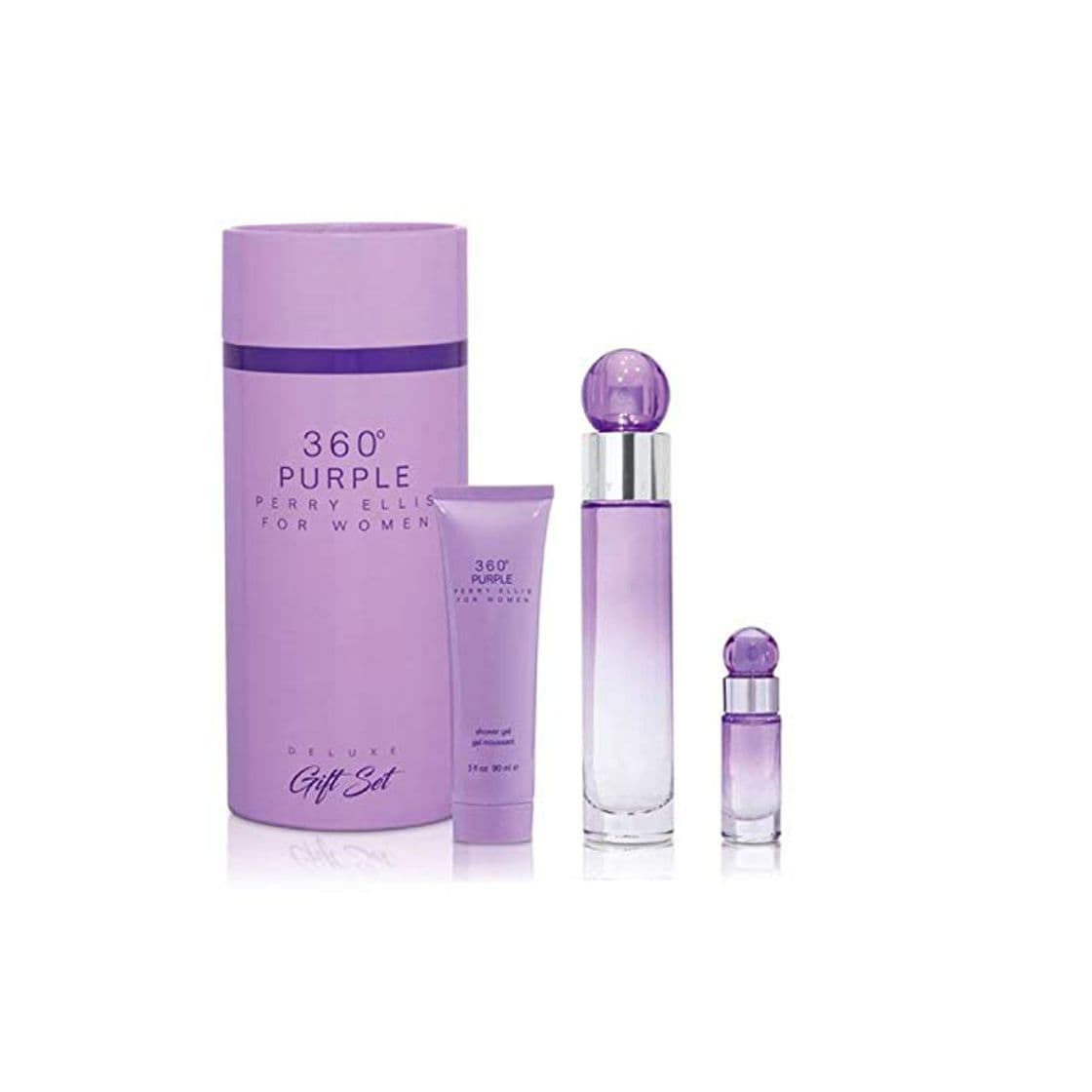 Product Perry Ellis 360 Purple Deluxe Gift Set 3pc Women