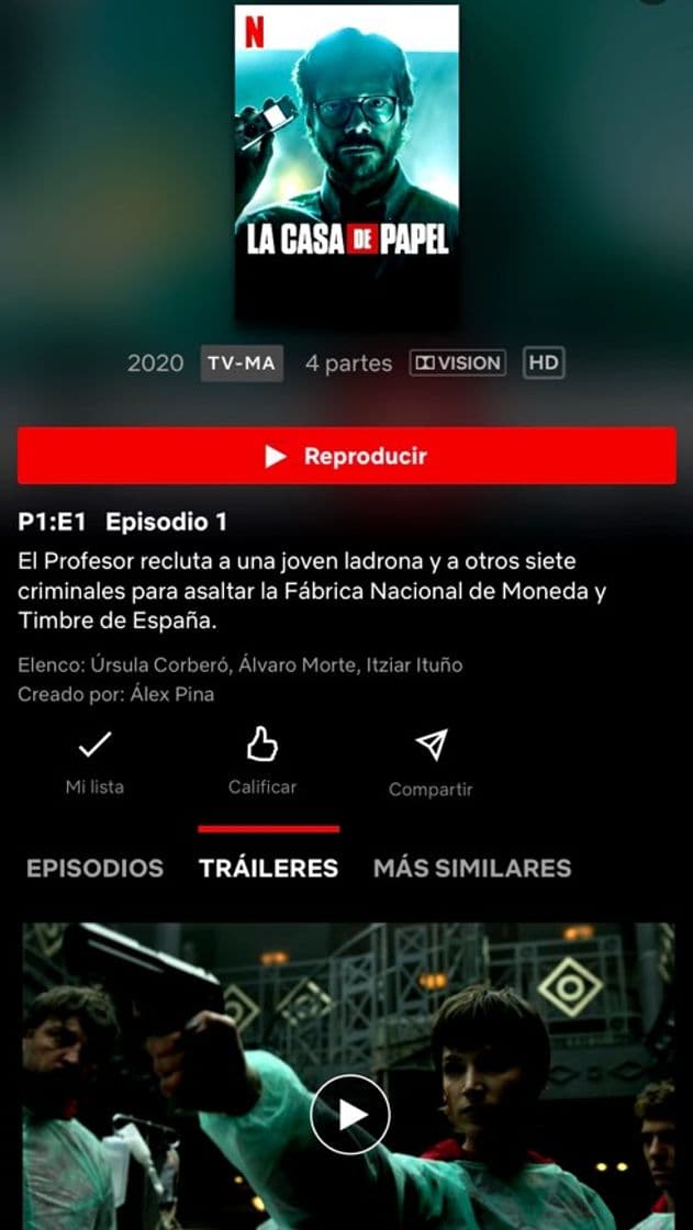 Serie Money Heist