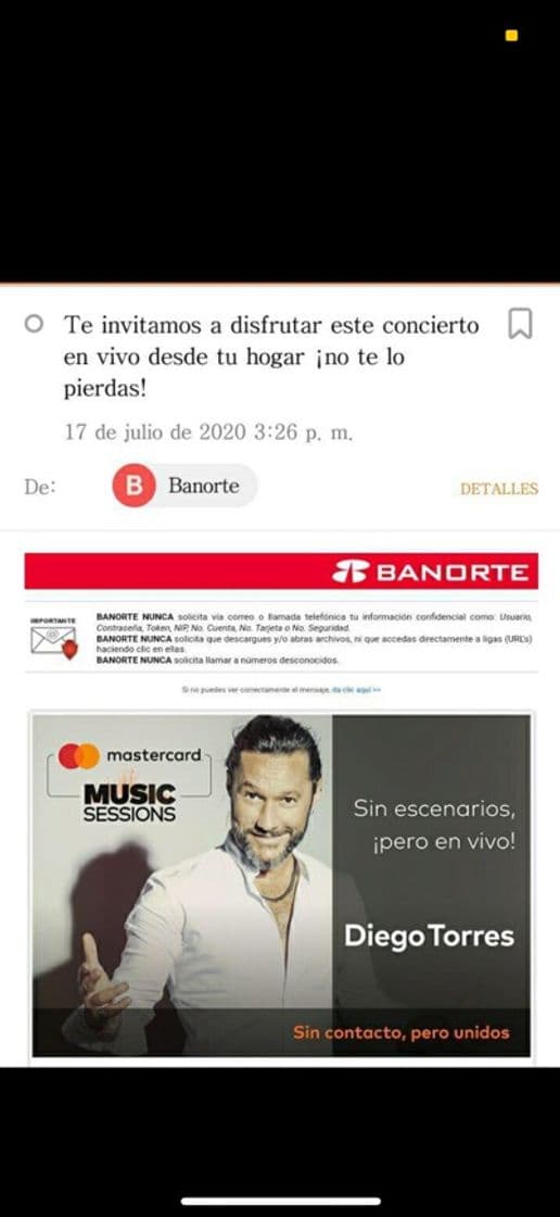 Moda Banorte: CONCIERTO GRATIS Diego Torres, en vivo.