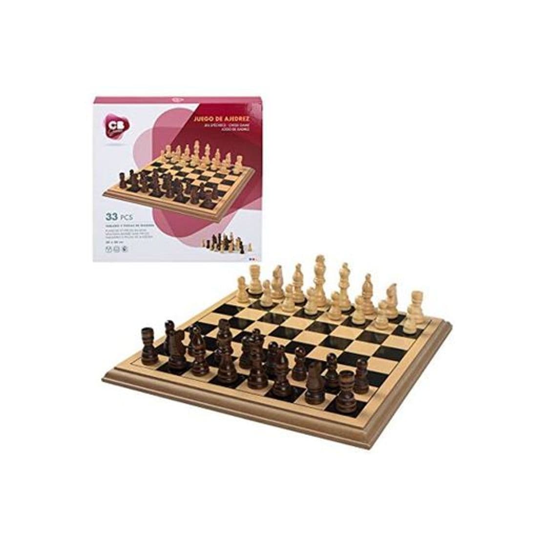 Producto ColorBaby -  Ajedrez de madera CBGames