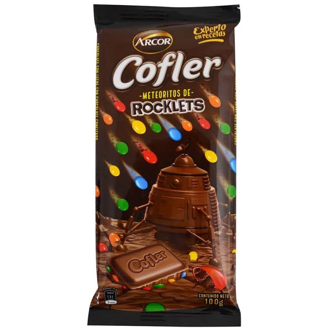 Moda Chocolate Cofler Arcor Confites rocklets 100g