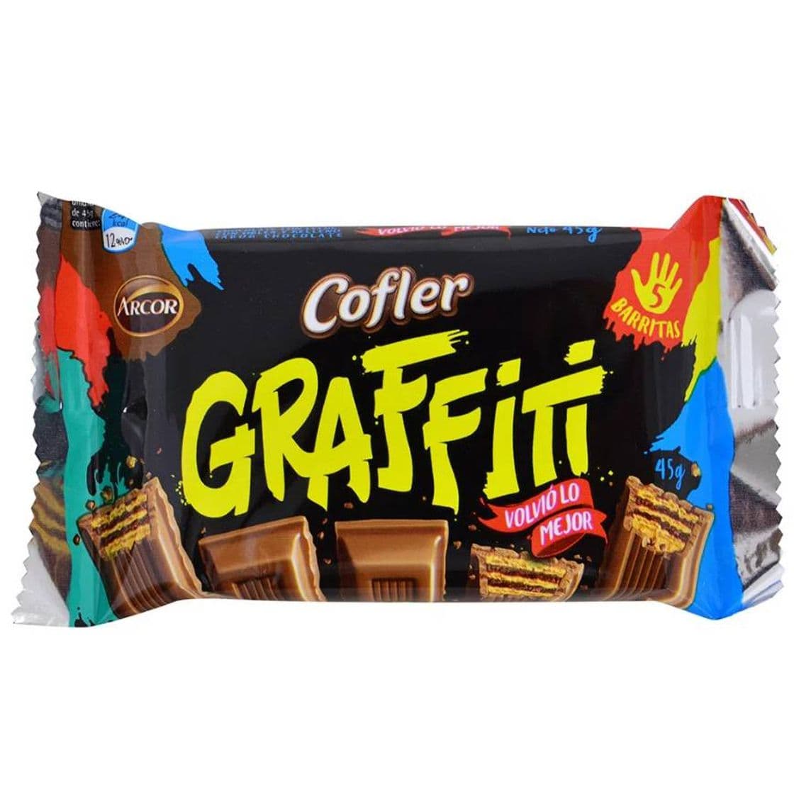 Moda Chocolate Arcor cofler graffiti    45g