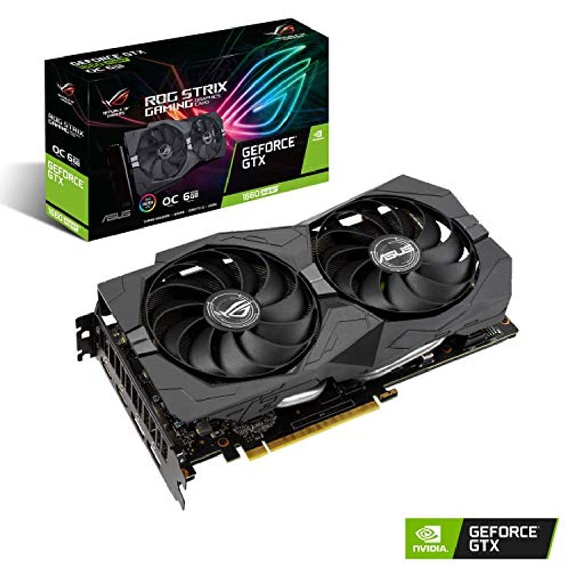 Product ASUS ROG Strix GeForce GTX 1660 Super OC Edition - Tarjeta Gráfica