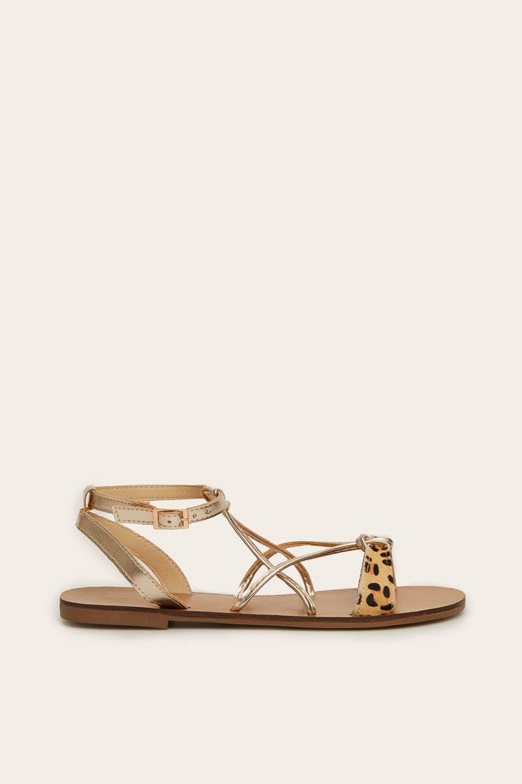 Moda Sandalia plana tiras | Calzado | Women'secret