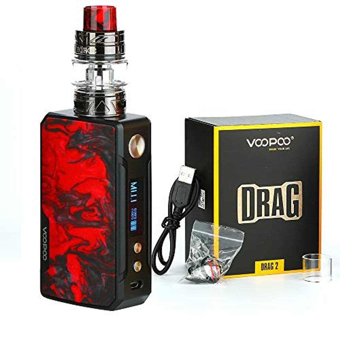 Producto El kit VOOPOO Drag 2 177W TC con el tanque Drag 2