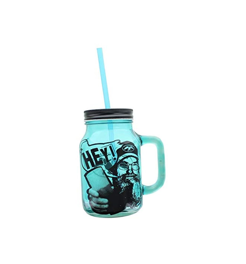 Producto Duck Commander Si Hey 16oz Blue Mason Jar Mug w