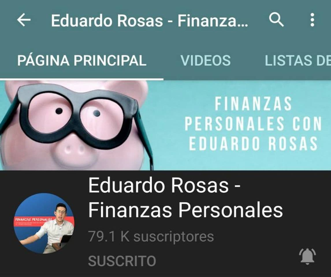 Fashion Eduardo Rosas - Finanzas Personales 