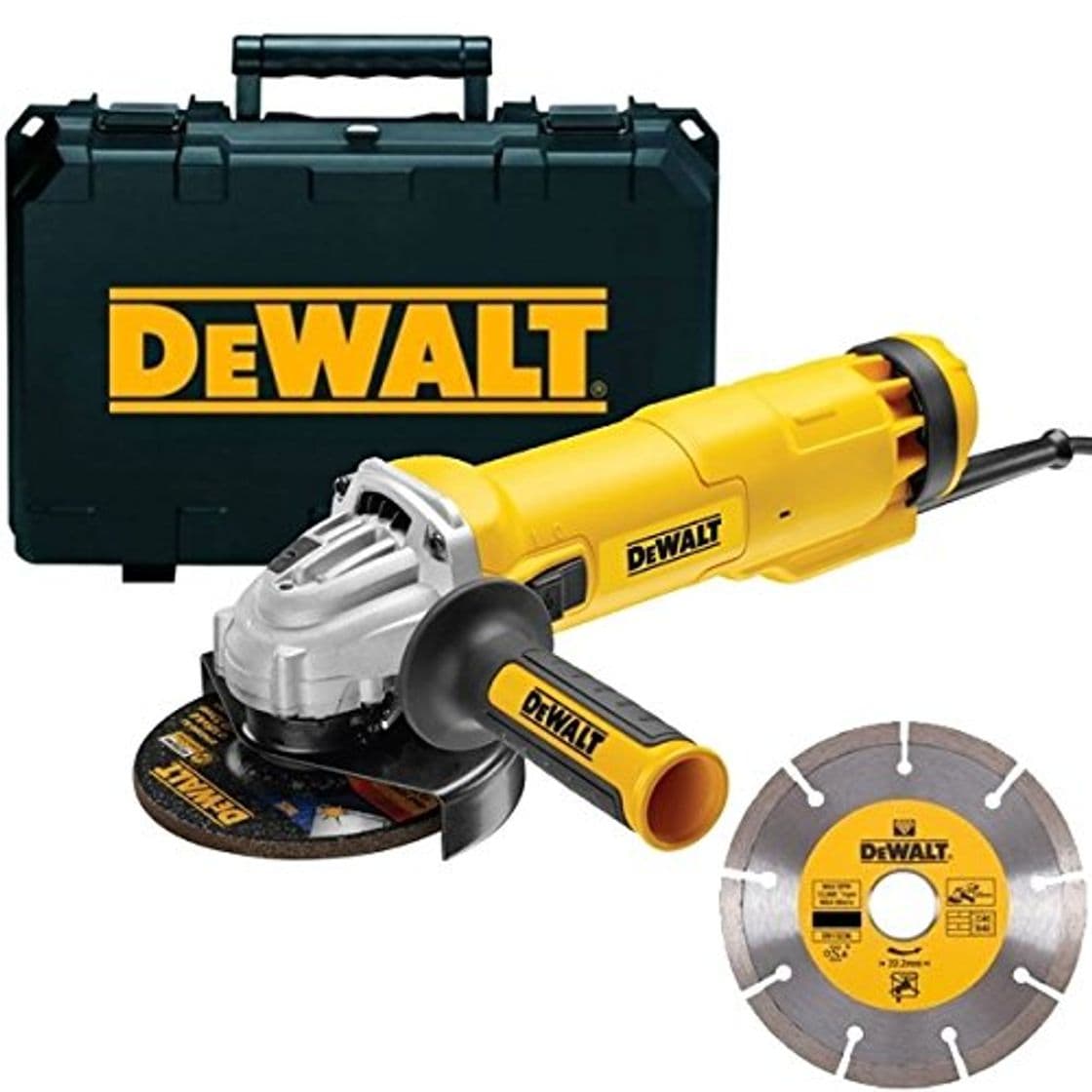 Product DeWalt DWE4217KD Miniamoladora 125mm 1200W