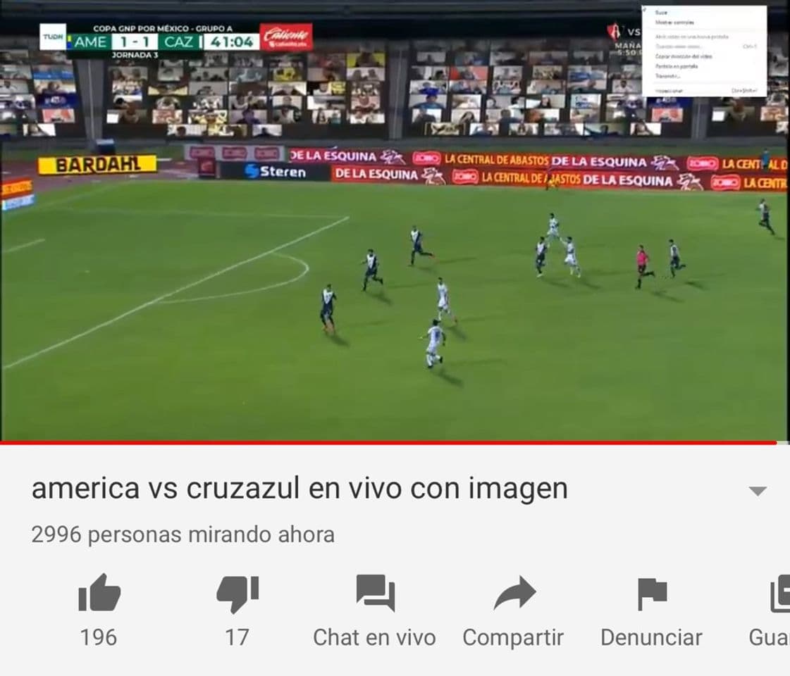 Moda AMERICA VS CRUZ AZUL VER AQUÍ