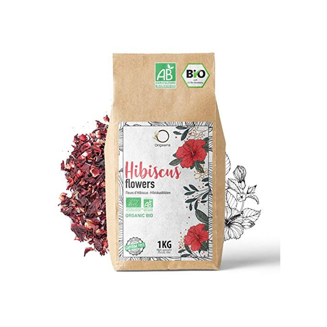 Producto 🌺 Flor de Jamaica BIO 1kg