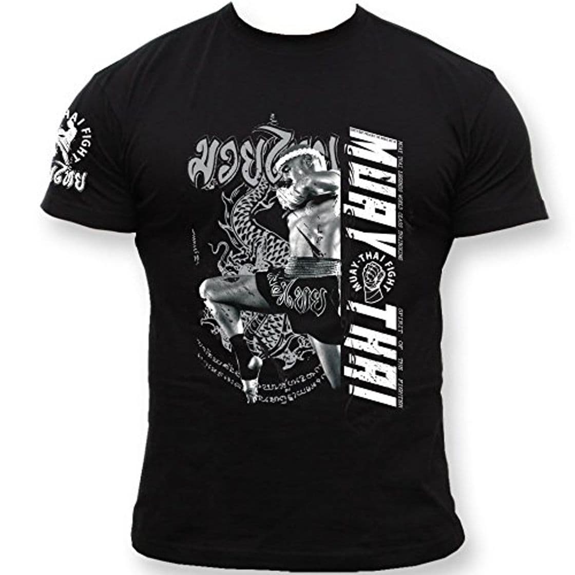 Product Dirty Ray Artes Marciales MMA Muay Thai camiseta hombre T-shirt K71C