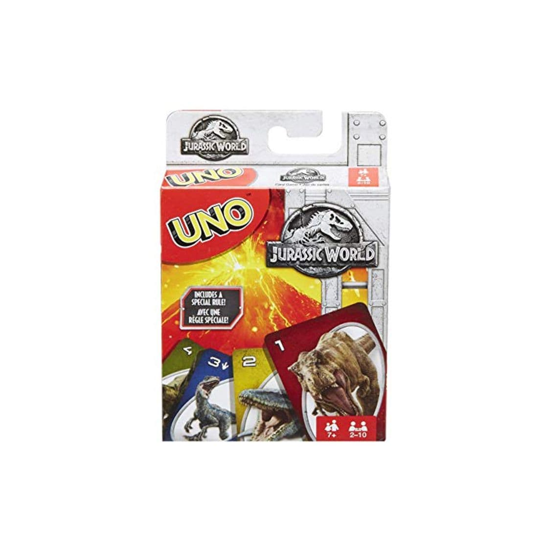 Producto Juegos Mattel Jurassic Park Juego de Cartas UNO,