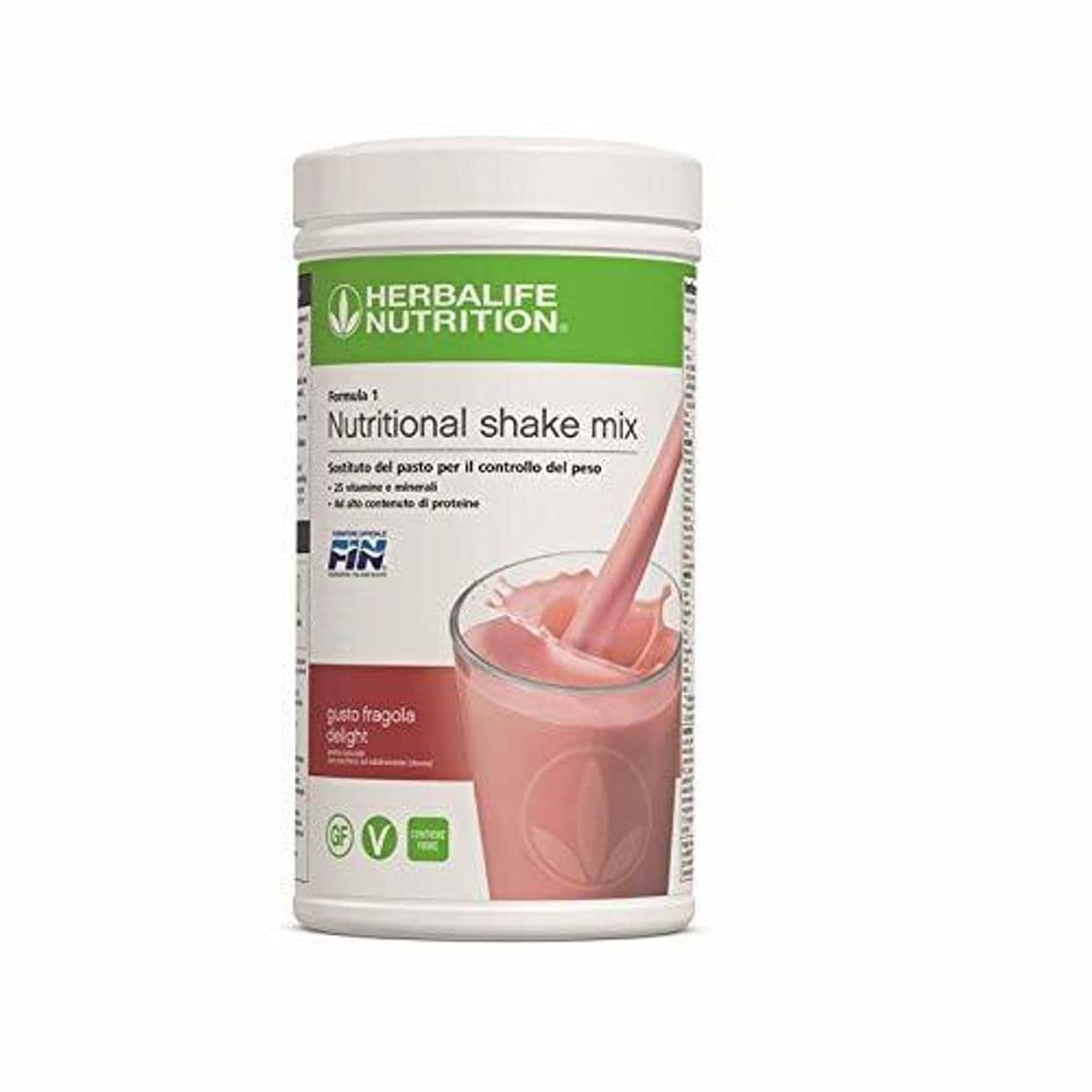 Beauty Herbalife batido formula 1 Delicias de fresa