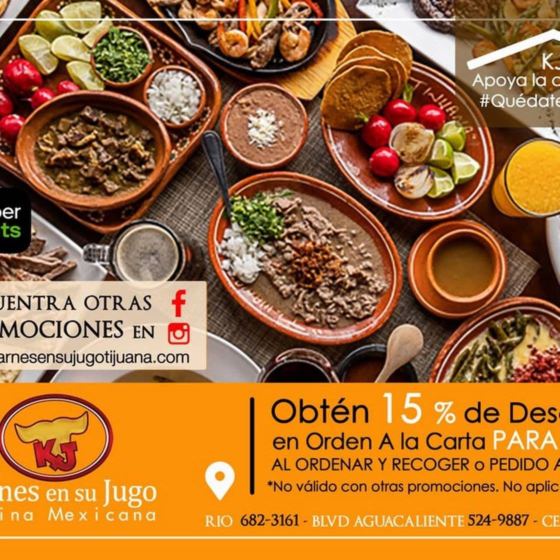 Restaurantes KJ Karnes en su Jugo sucursal Blvd.Aguacaliente