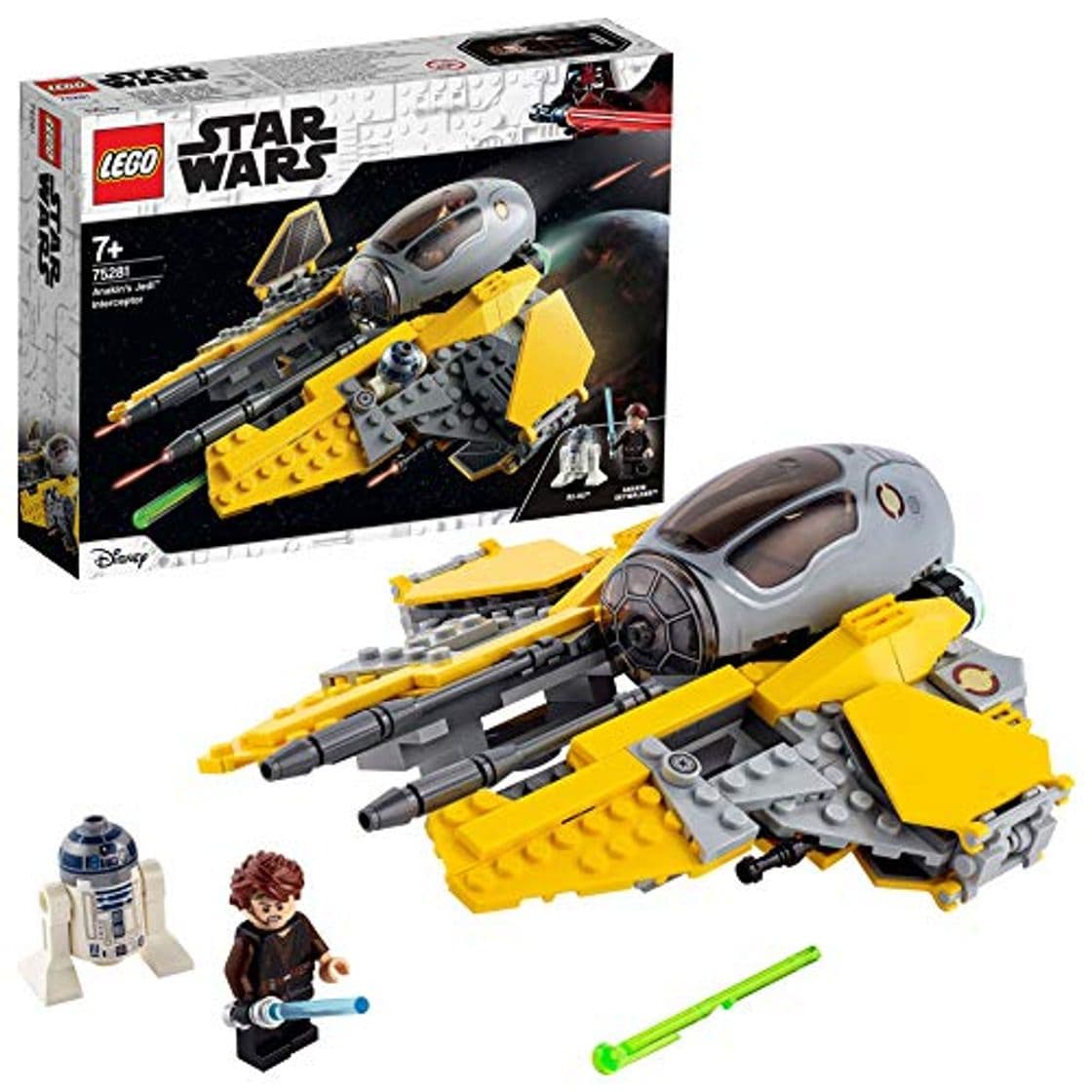 Product LEGO Star Wars TM Juguete Interceptor Jedi de Anakin con R2-D2, Multicolor