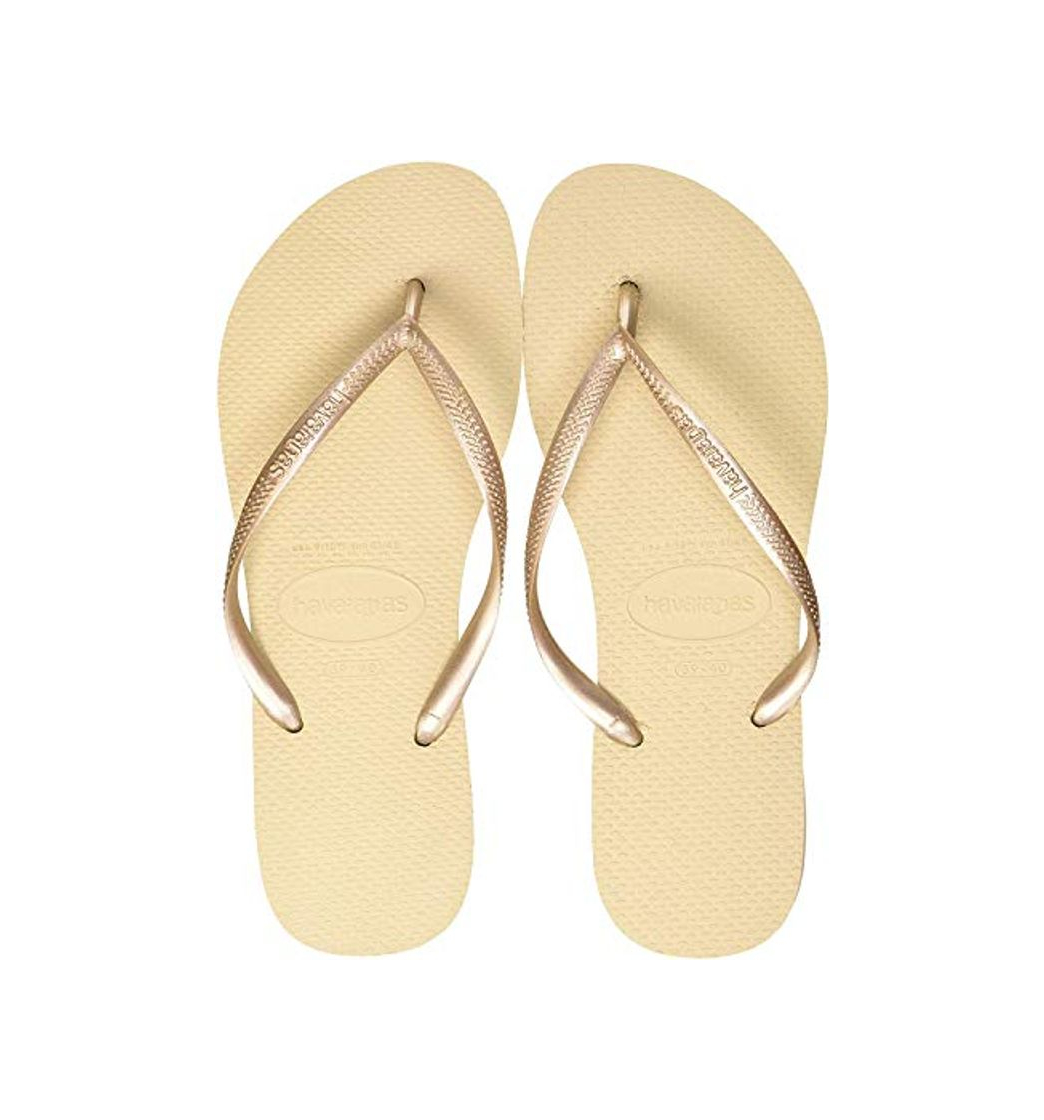 Product Havaianas Slim Chanclas Mujer, Oro