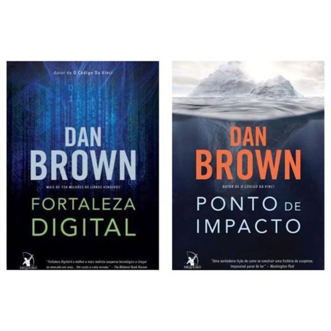 Book Dan Brown - Fortleza Digital e Ponto de Impacto