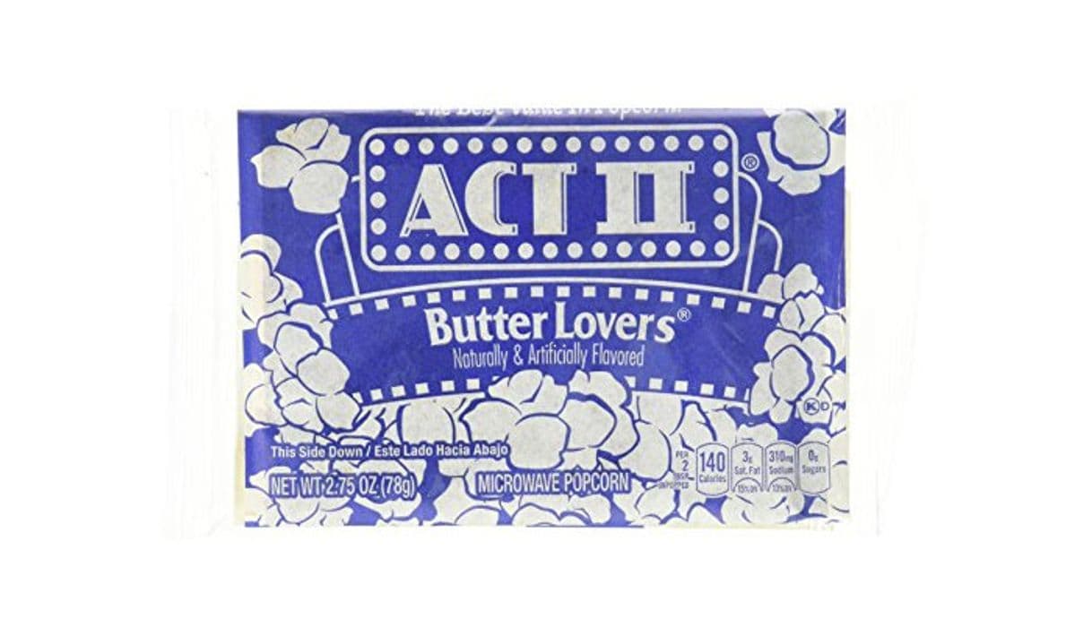 Product Act II Butter Lovers Microwave Popcorn 30 78g Bags