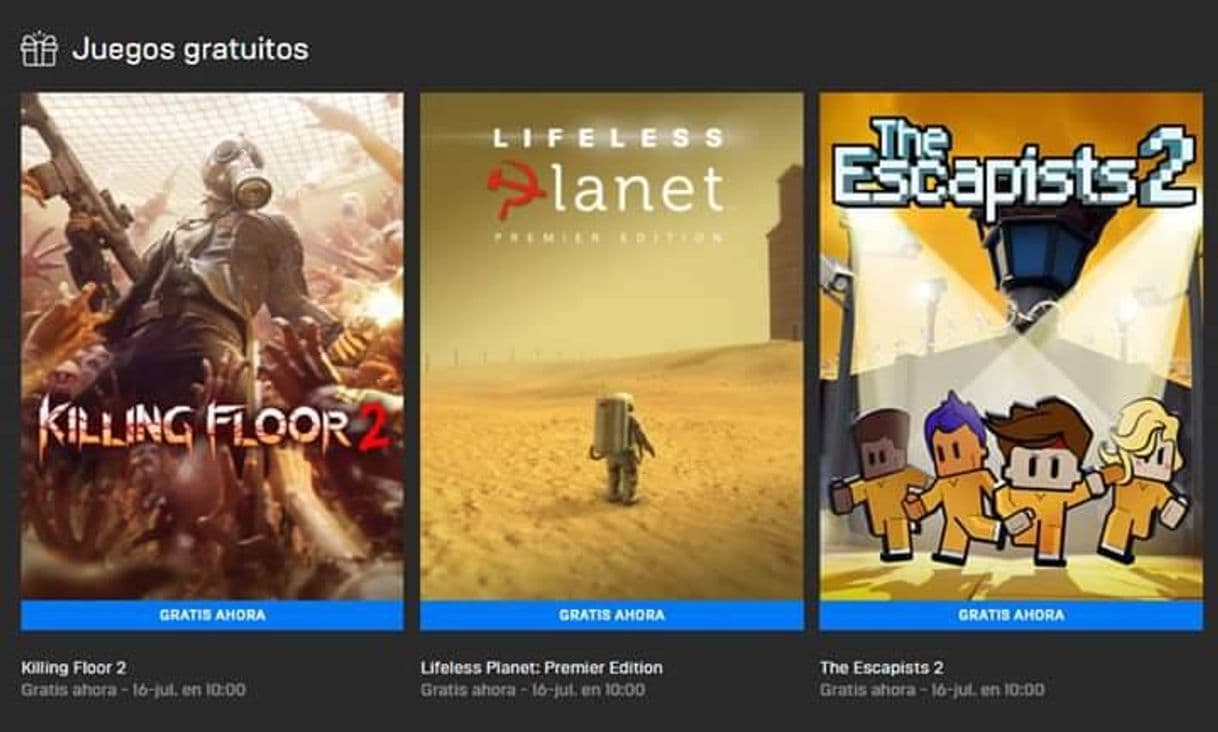 Moda Obtén un juego gratis cada semana | Epic Games Store