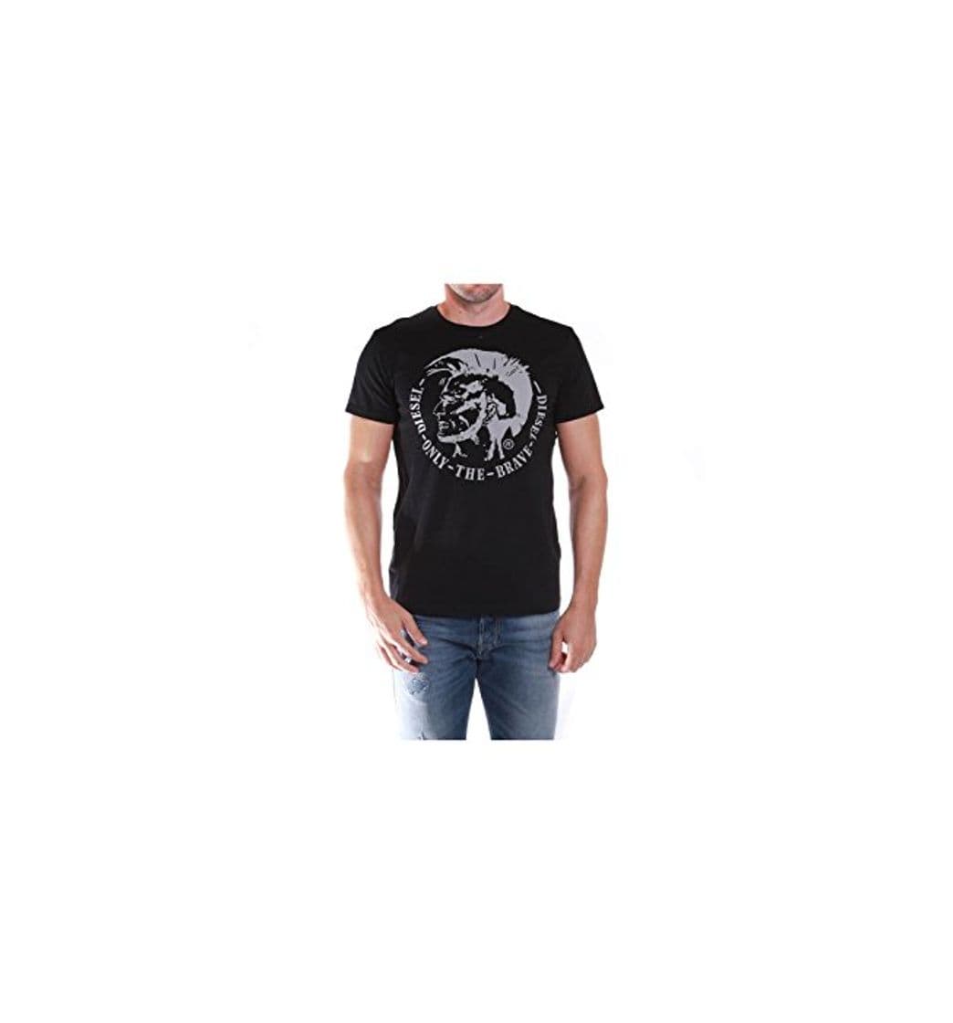 Product Diesel 00SQXC Camiseta, Negro