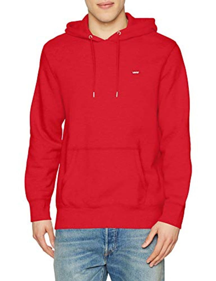 Moda Levi's Original Hm Pullover Hoo Capucha, Rojo