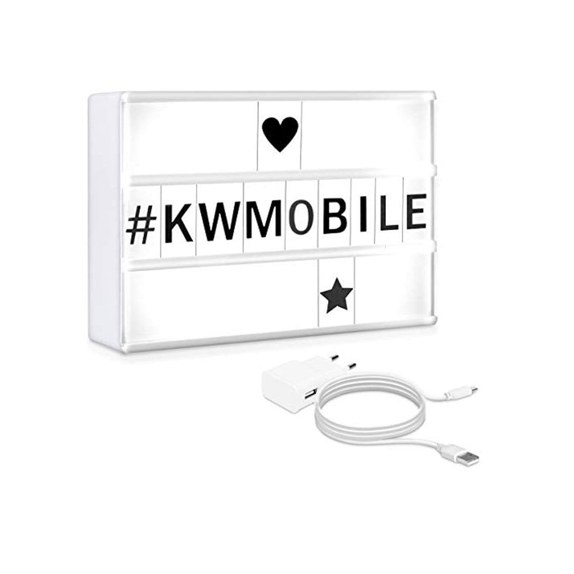 Product kwmobile Caja de luz LED A5