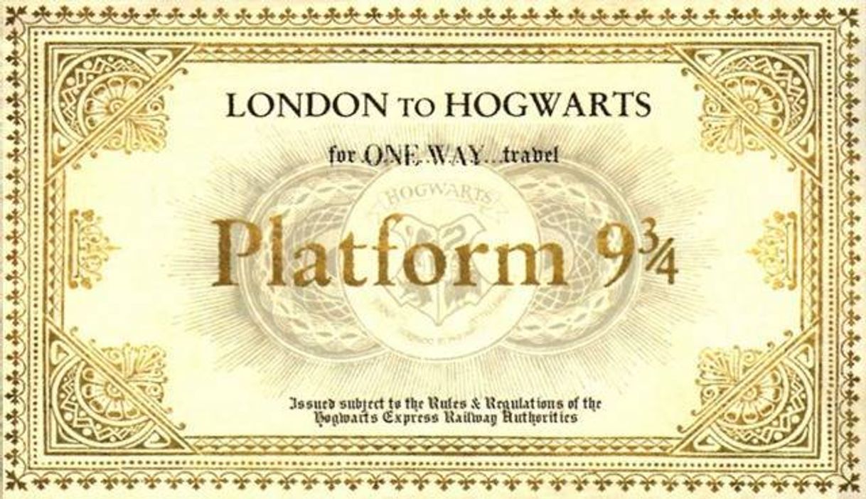 Producto Billete tren hogwarts