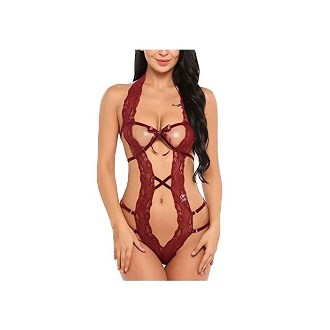 Producto Accesorios De Lencería para Mujer Saltos De Cama Y Camisolas para Mujer Babydoll Lencería Sexy para Mujer Ropa Exótica Vendaje De Encaje Ropa Interior Sexy Disfraces Eróticos Ropa Sexual Fem