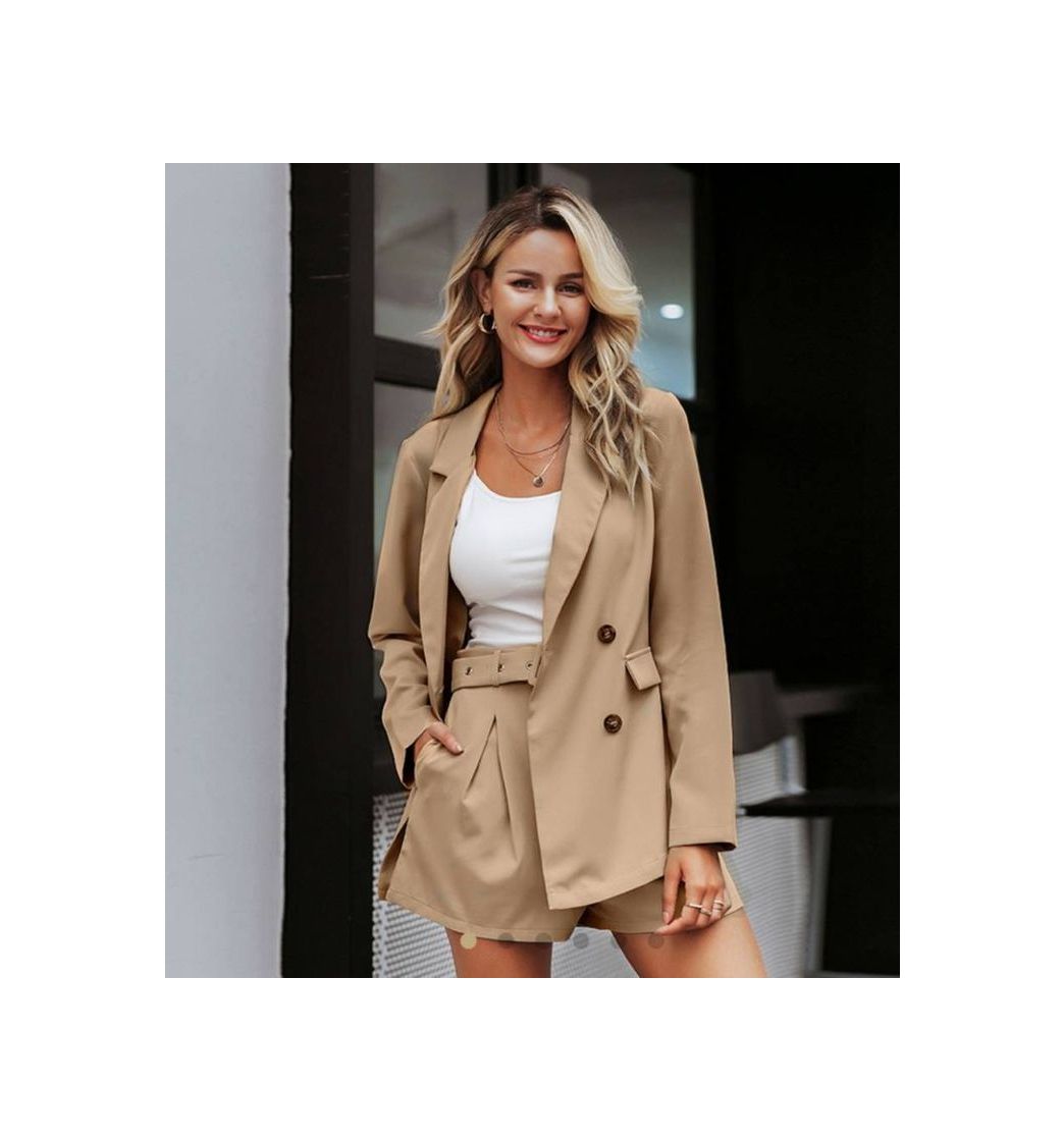 Product Casual Two-piece Blazer and Shorts Suit