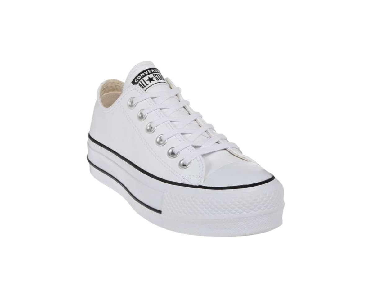 Moda Tenis liso converse piel blanco 🔗