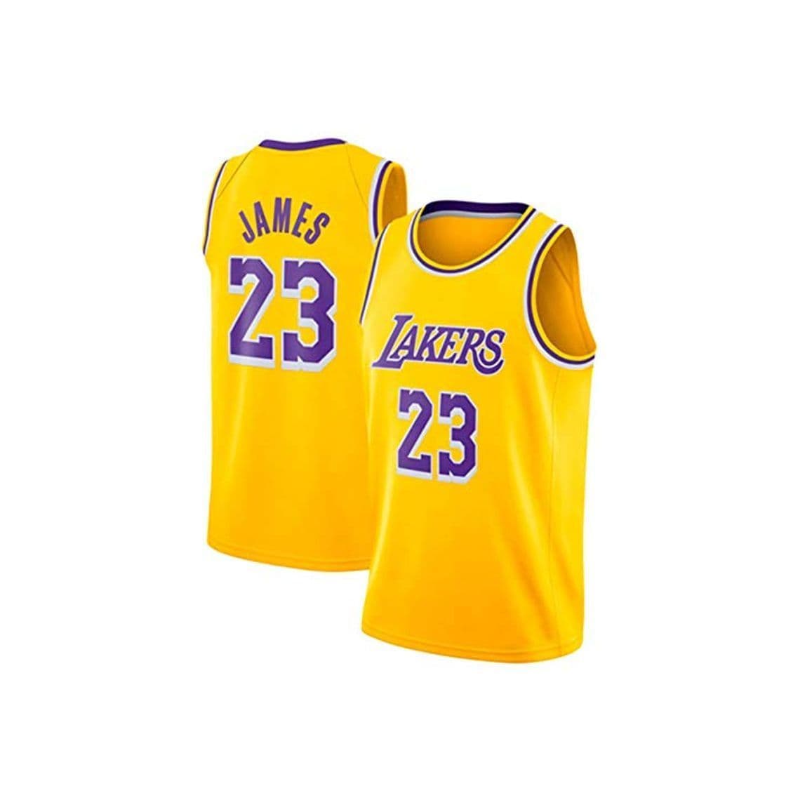 Producto JINHAO Camiseta de Baloncesto Masculino NBA Lakers # 23 Lebron James Mesh