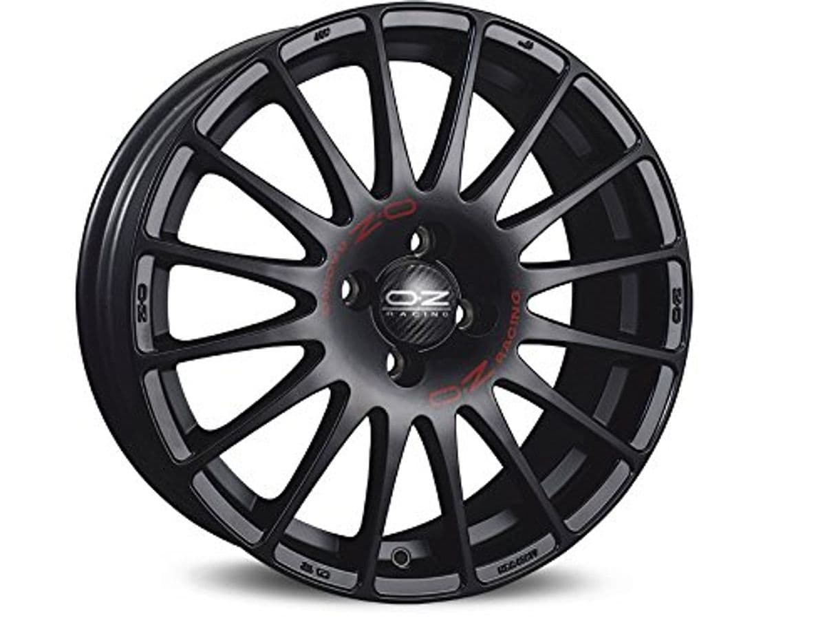 Place OZ Superturismo Gt Matt Black Red Lettering 7x18 ET39 4x100 Llantas de